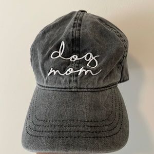David and young dog mom hat